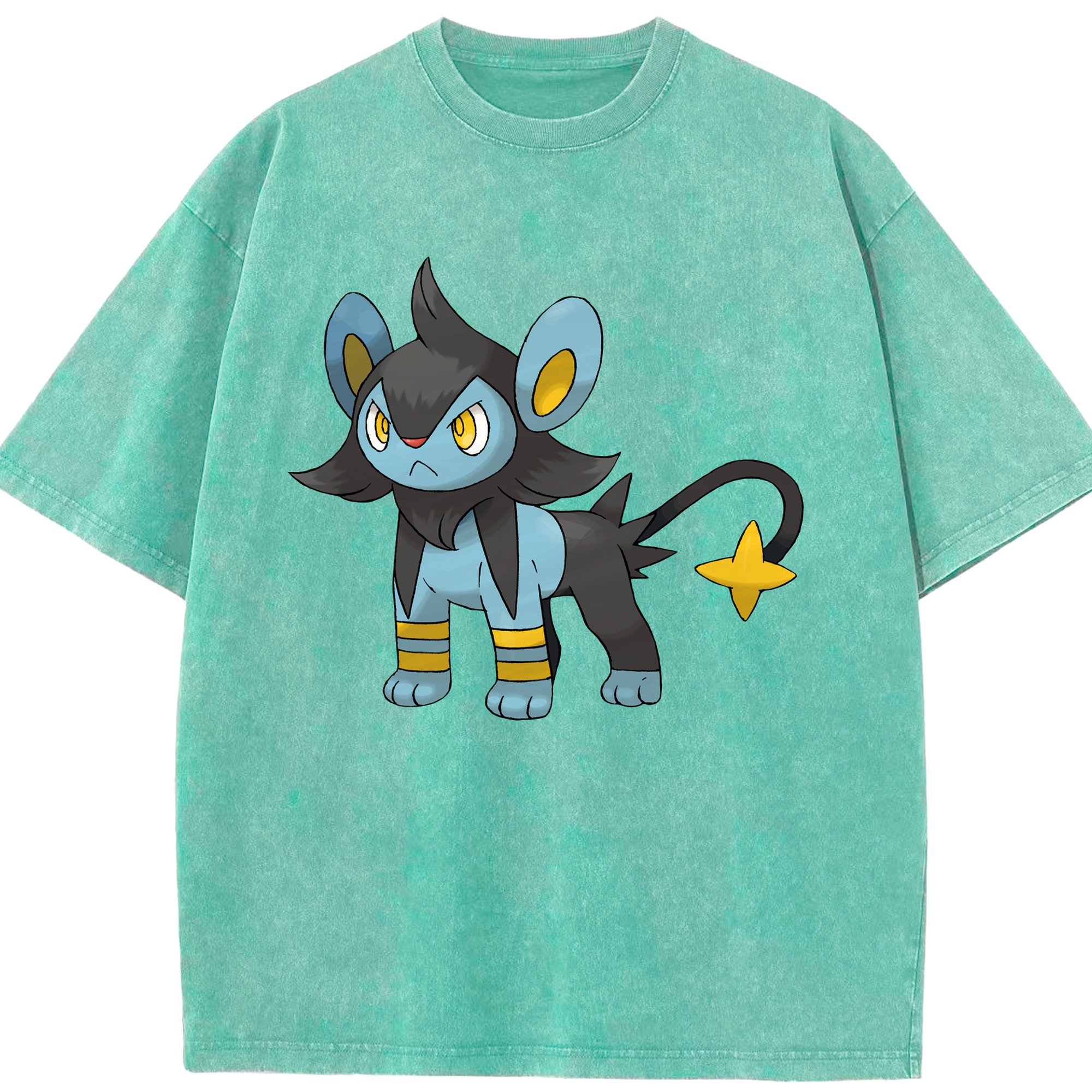 （画像用） ポケットモンスター Pokémon 綿100% ヴィンテージ風 半袖Tシャツ（フロントプリント）
